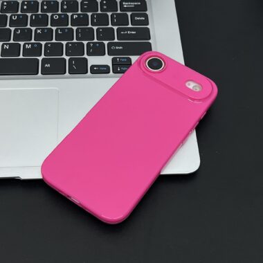 Glossy jelly soft silicone full cover iPhone 17 case