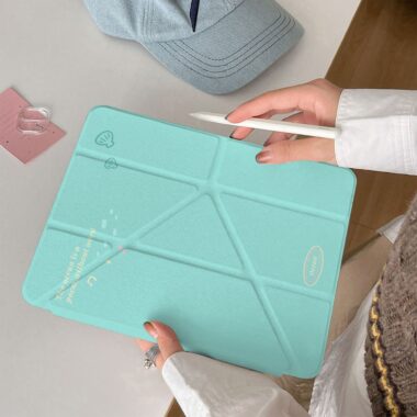 Korean minimal ocean anti-bend shockproof iPad case
