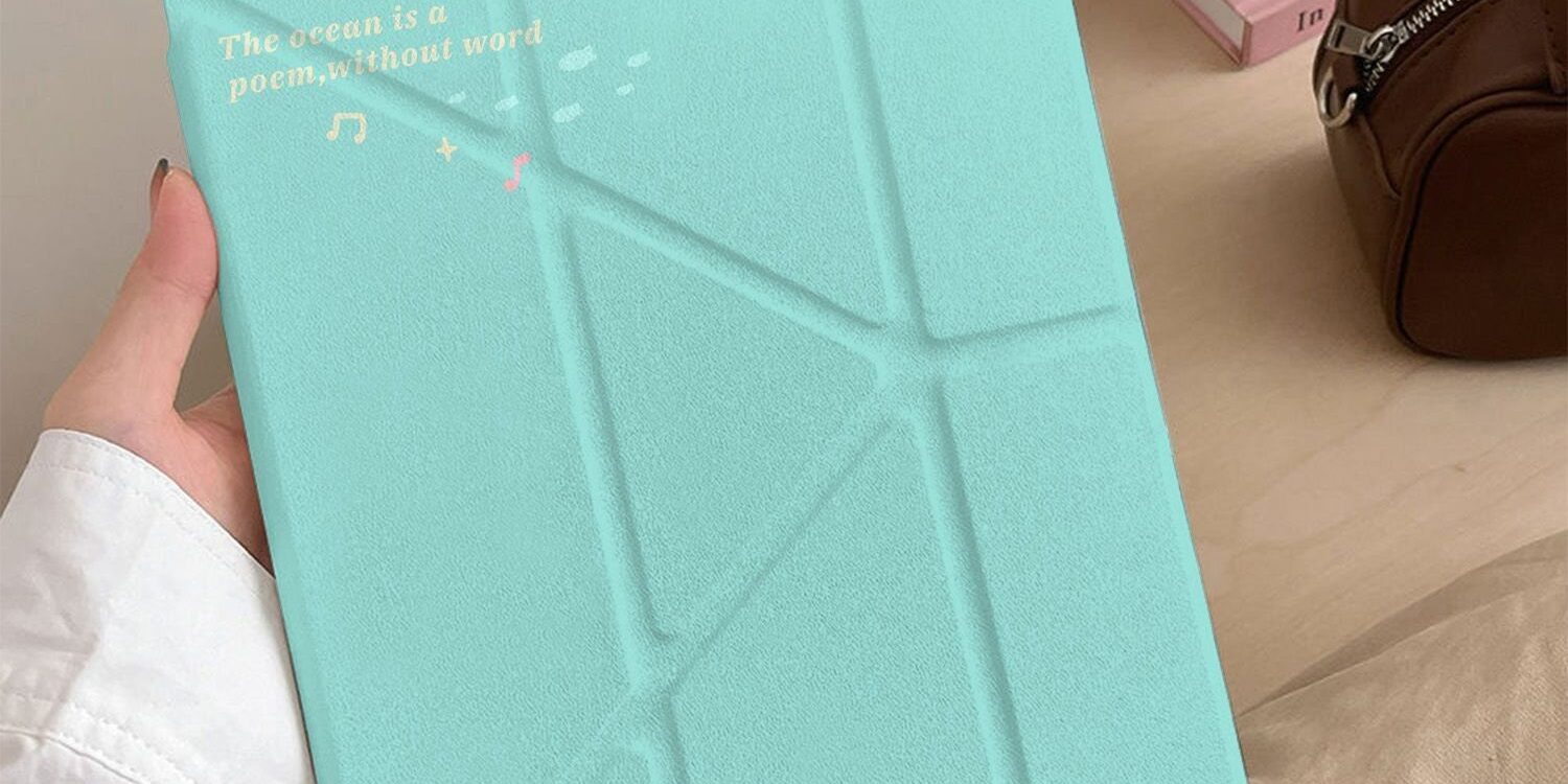 Korean minimal ocean anti-bend shockproof iPad case