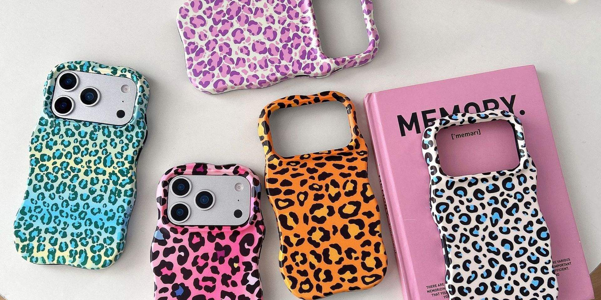Leopard print TPU shockproof iPhone 17 case