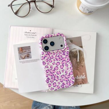 Leopard print TPU shockproof iPhone 17 case
