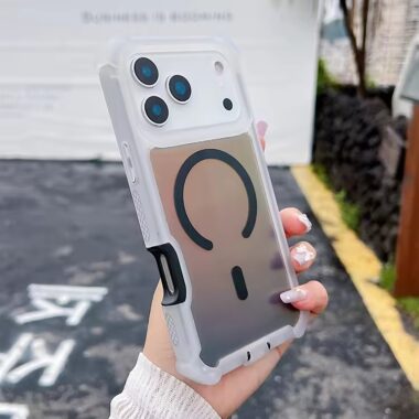 Gradient magnetic transparent shockproof iPhone 17 case