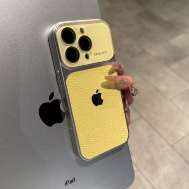 Frosted leather texture full cover shockproof iPhone 17 case