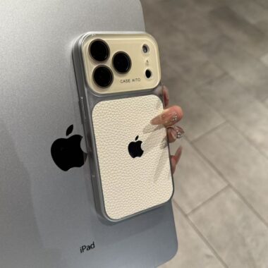 Frosted leather texture full cover shockproof iPhone 17 case