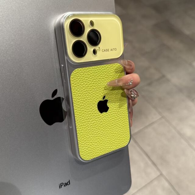 Frosted leather texture full cover shockproof iPhone 17 case