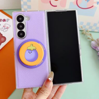 Lychee leather magnetic stand shockproof Samsung Z Fold case