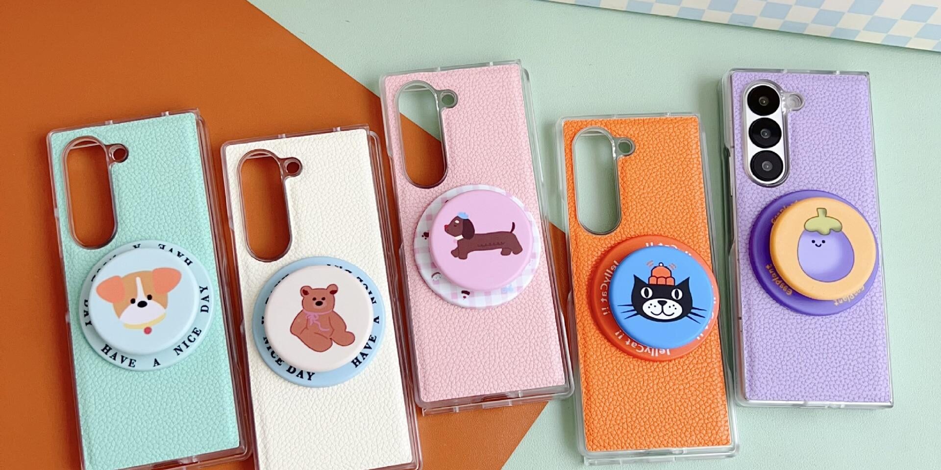 Lychee leather magnetic stand shockproof Samsung Z Fold case