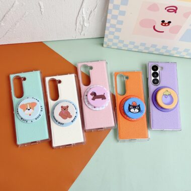 Lychee leather magnetic stand shockproof Samsung Z Fold case