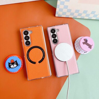 Lychee leather magnetic stand shockproof Samsung Z Fold case