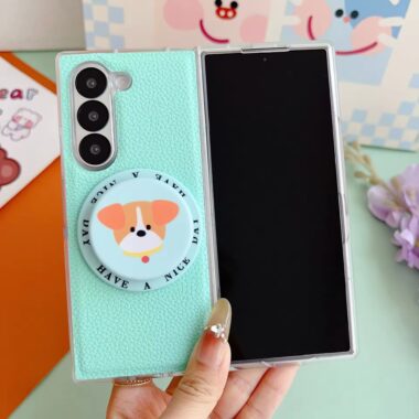 Lychee leather magnetic stand shockproof Samsung Z Fold case