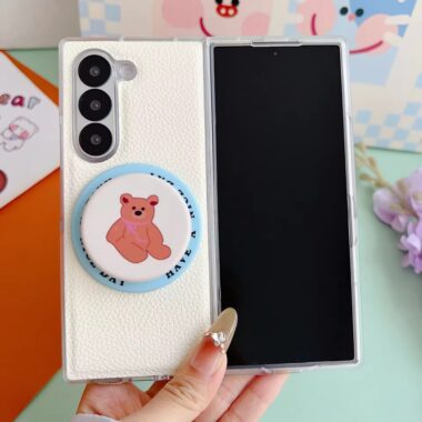 Lychee leather magnetic stand shockproof Samsung Z Fold case