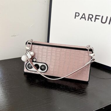 Crocodile texture full cover shockproof Samsung Z Flip6 hard case