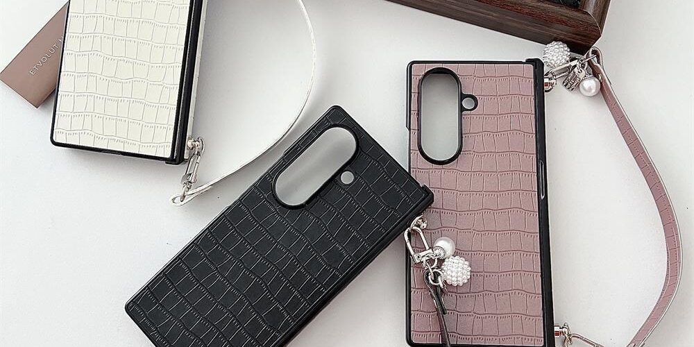 Crocodile texture full cover shockproof Samsung Z Flip6 hard case