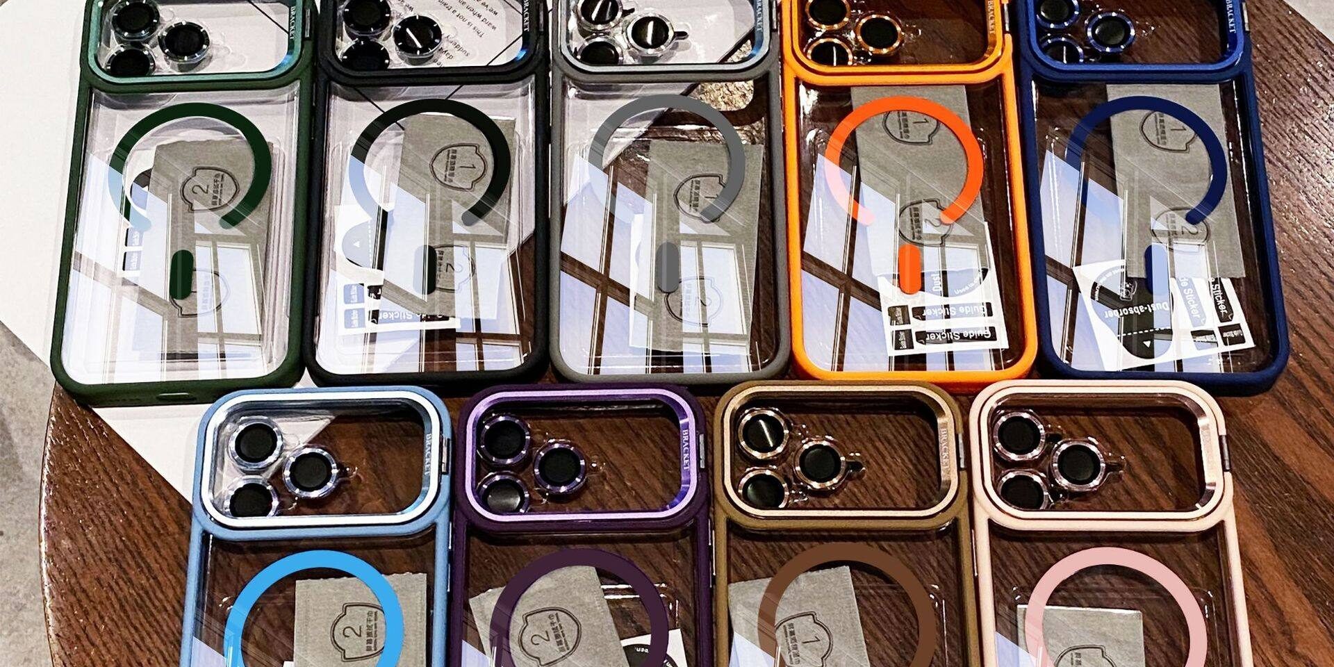 Magnetic iPhone 17 case with glass camera lens protector