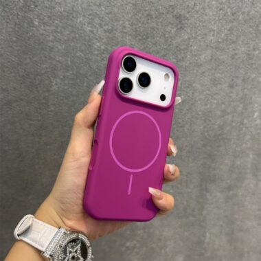 Liquid silicone magnetic full cover shockproof iPhone 17 case
