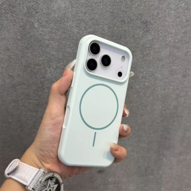 Liquid silicone magnetic full cover shockproof iPhone 17 case