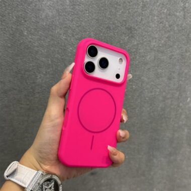 Liquid silicone magnetic full cover shockproof iPhone 17 case