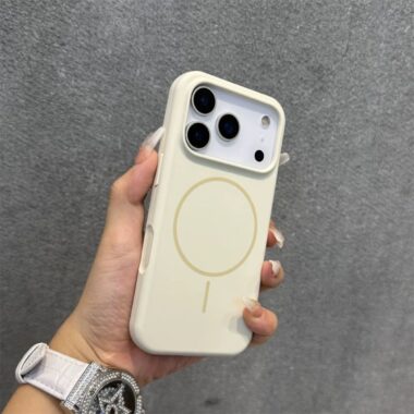 Liquid silicone magnetic full cover shockproof iPhone 17 case