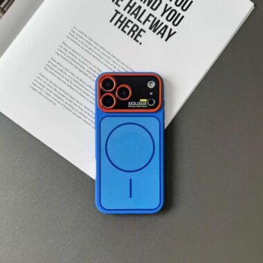 Fashion solid color magnetic TPU iPhone 17 phone case