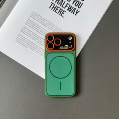 Fashion solid color magnetic TPU iPhone 17 phone case