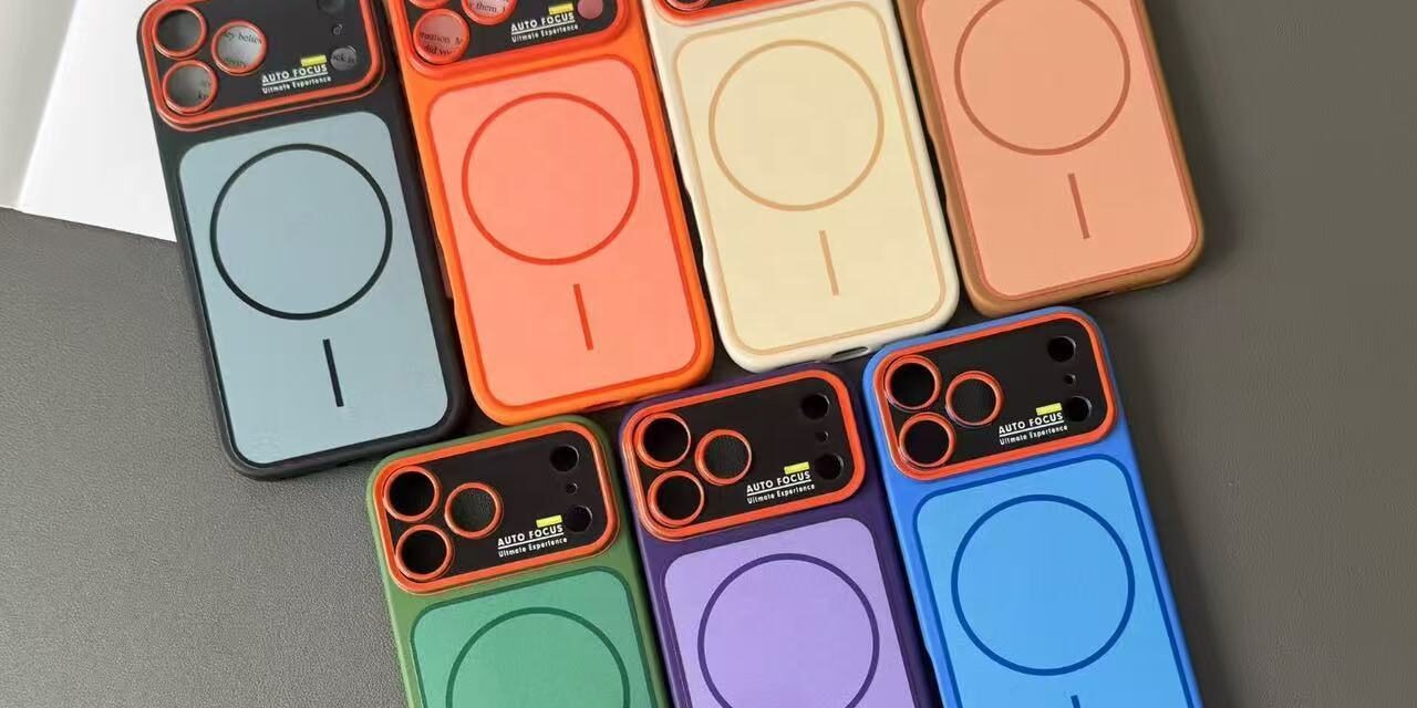 Fashion solid color magnetic TPU iPhone 17 phone case