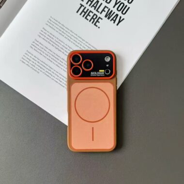 Fashion solid color magnetic TPU iPhone 17 phone case