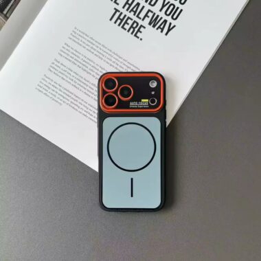 Fashion solid color magnetic TPU iPhone 17 phone case