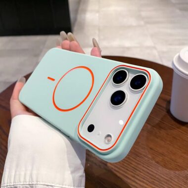 Magnetic TPU shockproof wireless charging iPhone 17 case