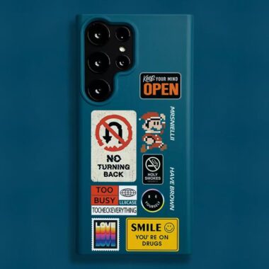 Cartoon Mario waterproof Samsung S25 Ultra soft case