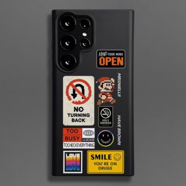 Cartoon Mario waterproof Samsung S25 Ultra soft case