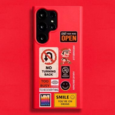 Cartoon Mario waterproof Samsung S25 Ultra soft case