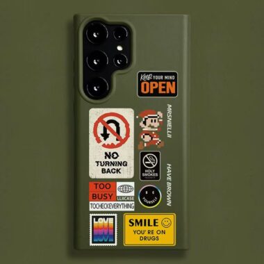 Cartoon Mario waterproof Samsung S25 Ultra soft case