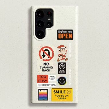 Cartoon Mario waterproof Samsung S25 Ultra soft case