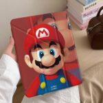 Cartoon Mario Y-fold protective iPad case
