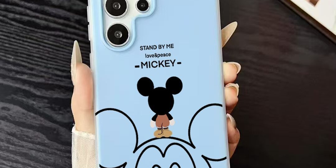 Mickey cartoon full cover soft Samsung phone case