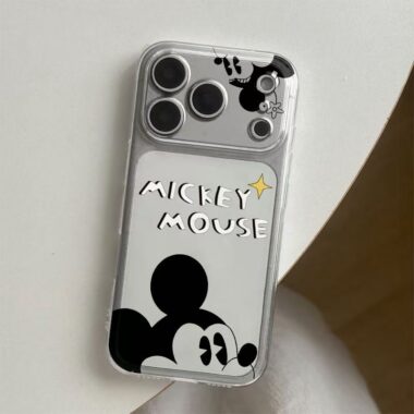 Cartoon Mickey soft clear shockproof iPhone 17 case
