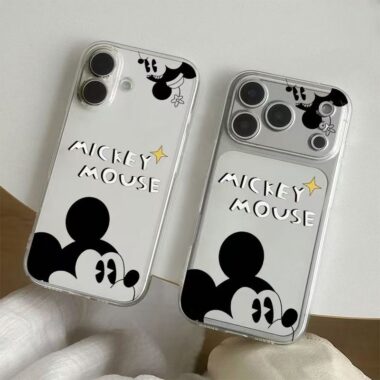 Cartoon Mickey soft clear shockproof iPhone 17 case