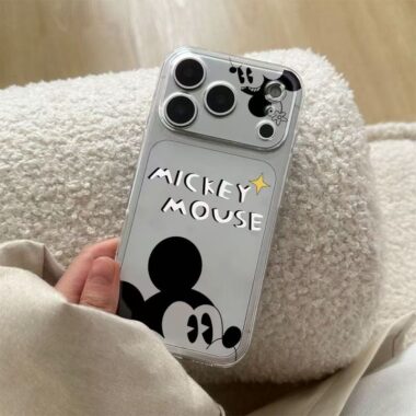Cartoon Mickey soft clear shockproof iPhone 17 case