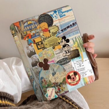 Vintage magazine Mickey Y-fold protective iPad case