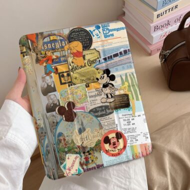 Vintage magazine Mickey Y-fold protective iPad case