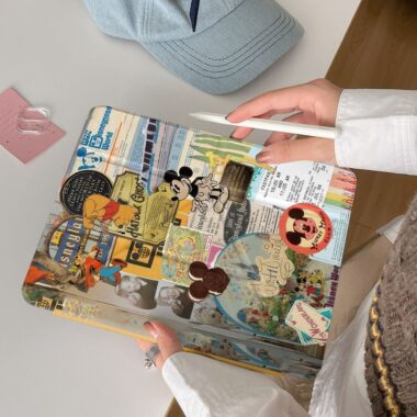 Vintage magazine Mickey Y-fold protective iPad case