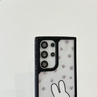 cute Miffy cartoon clear hard Samsung phone case