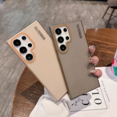 Soft-touch frosted magnetic Samsung S24 Ultra phone case