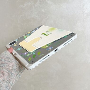 Cartoon music forest 360 rotating full cover iPad case