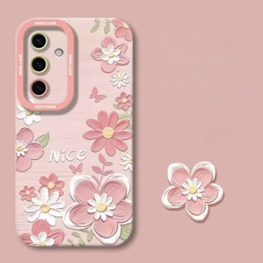 Oil painting floral full cover shockproof Samsung Ultra case