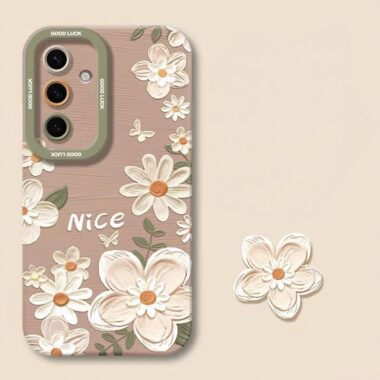 Oil painting floral full cover shockproof Samsung Ultra case