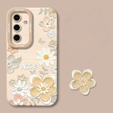 Oil painting floral full cover shockproof Samsung Ultra case