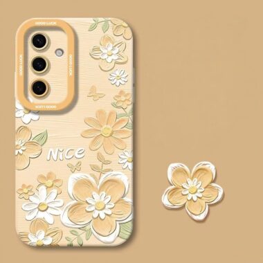 Oil painting floral full cover shockproof Samsung Ultra case