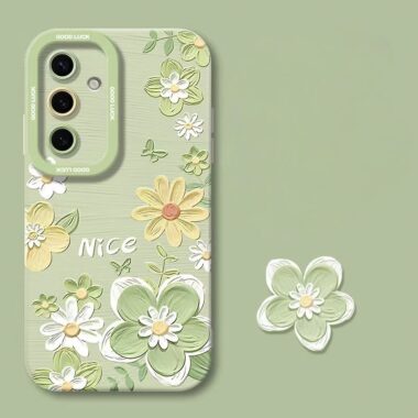 Oil painting floral full cover shockproof Samsung Ultra case