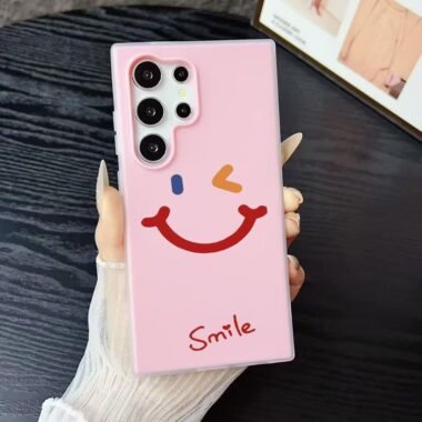 Smiley face soft shockproof Samsung phone case